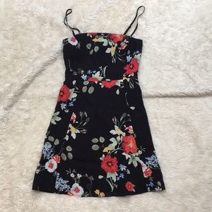 Black Floral Dress